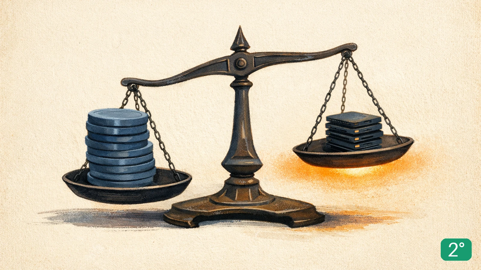 Conceptual editorial illustration for Why Pure Storage just won the most important storage war in 30 years