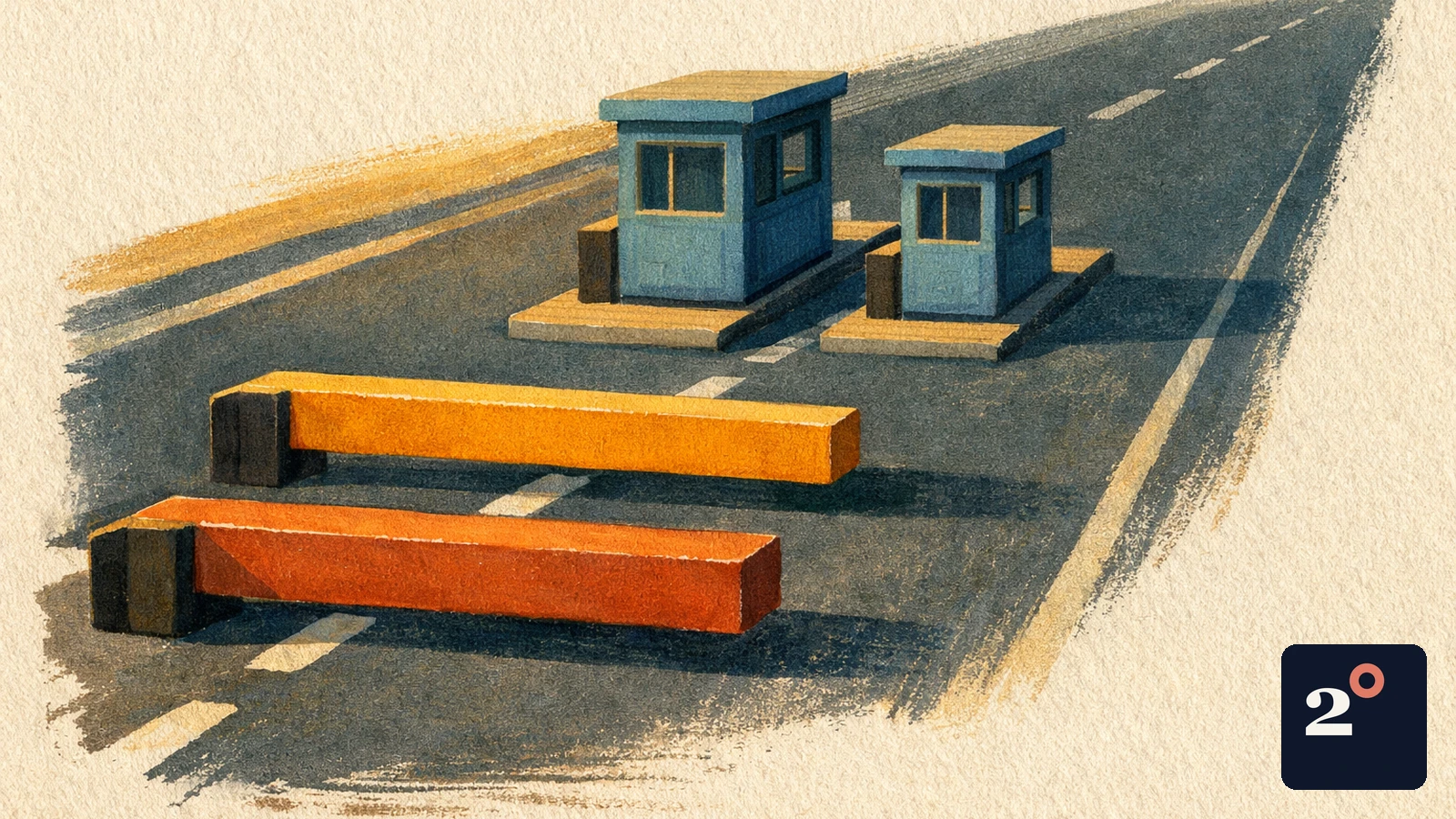 Conceptual editorial illustration for Why the revolt against Nvidia made Broadcom the real toll collector